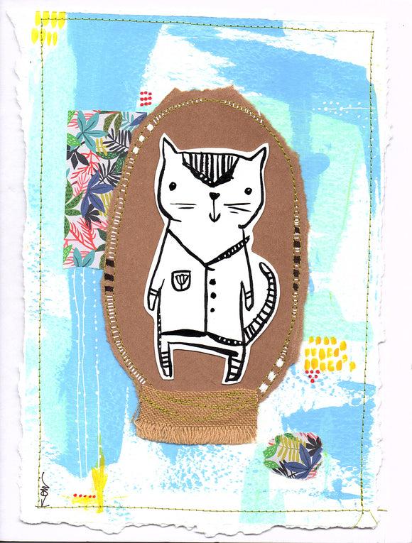 Suit Jacket Jazz Cat by Kelli May-Krenz
