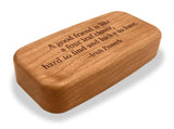 Irish Proverb Quote 4” Medium Wide Secret Box by Heartwood Creations