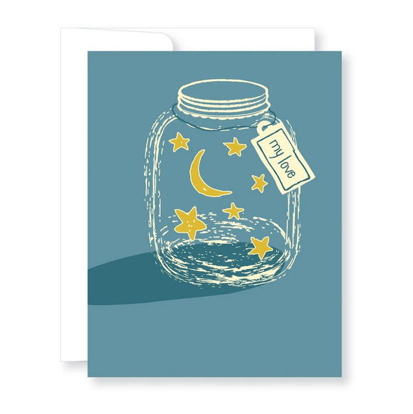 Anniversary Jar of Stars Greeting Card from Great Arrow Cards
