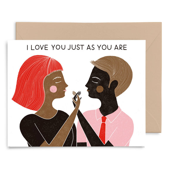 Just As You Are Greeting Card by Gingiber