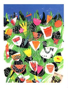 Garden Series I Card by Kate Brennan Hall
