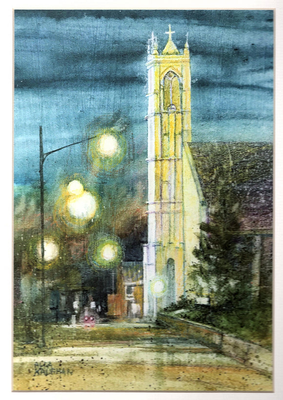 Cathedral Evening Reproduction by Alda Kaufman