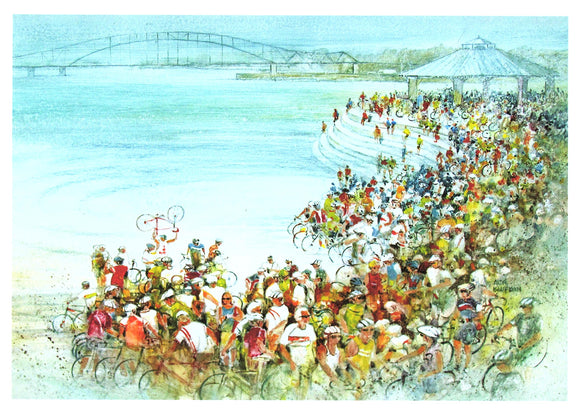 RAGBRAI - End of the Ride Reproduction by Alda Kaufman