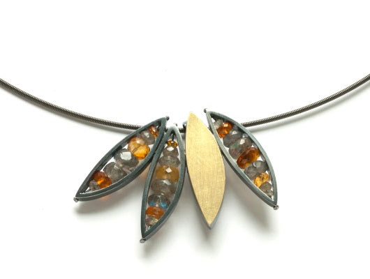 Four Leaf Necklace by Ashka Dymel