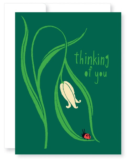 Thinking of You Ladybug Greeting Card from Great Arrow Cards