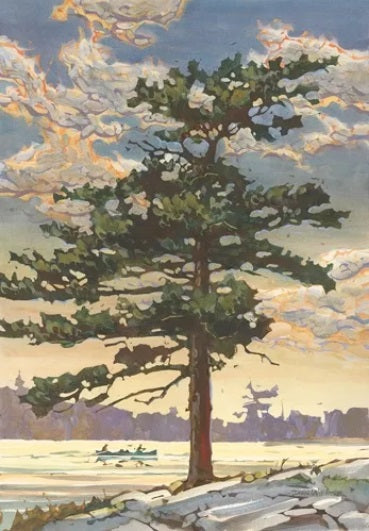 Landmark Pine Print by Dan Wiemer
