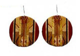 Wooden Earrings - Large by Mark Bakula