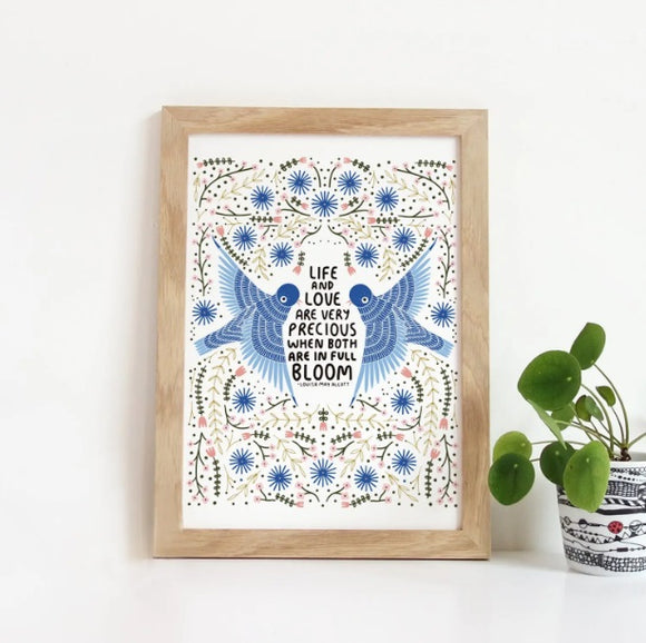 Life and Love Print by Gingiber