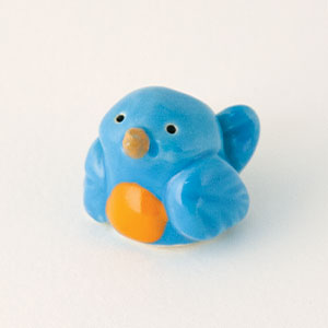 Bluebird Ceramic "Little Guy" by Cindy Pacileo