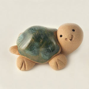 Box Turtle Ceramic "Little Guy" by Cindy Pacileo