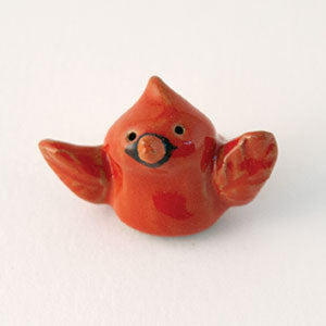 Cardinal Ceramic "Little Guy" by Cindy Pacileo