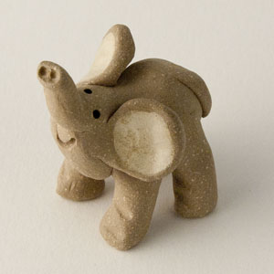 Elephant Ceramic "Little Guy" by Cindy Pacileo