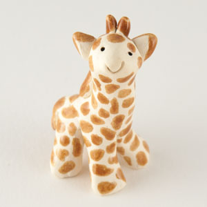 Giraffe Ceramic "Little Guy" by Cindy Pacileo