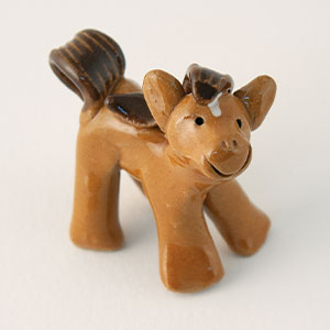 Horse Ceramic "Little Guy" by Cindy Pacileo