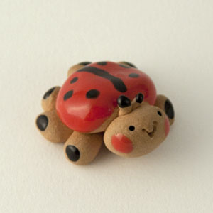 Ladybug Ceramic "Little Guy" by Cindy Pacileo