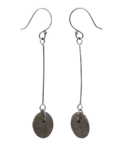 Long Stick Rock Earrings by Jennifer Nunnelee