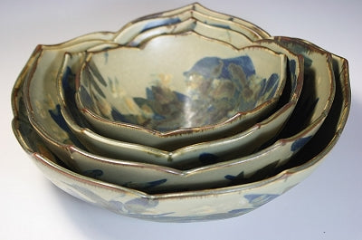 Medium Stacking Lotus Bowl by Butterfield Pottery