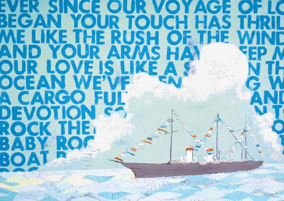 Love Boat Anniversary Card from Artists to Watch