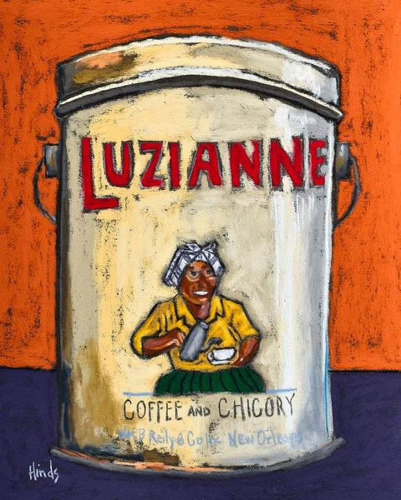 Vintage Luzianne Coffee and Chicory Tin by David Hinds