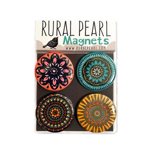 Mandalas Magnet Set by Angie Pickman