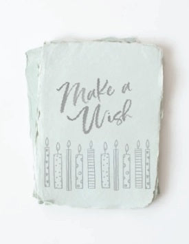 Make A Wish Birthday Greeting Card by Paper Baristas