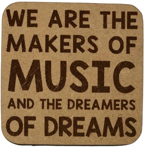 Makers of Music Wooden Magnet by High Strung Studio