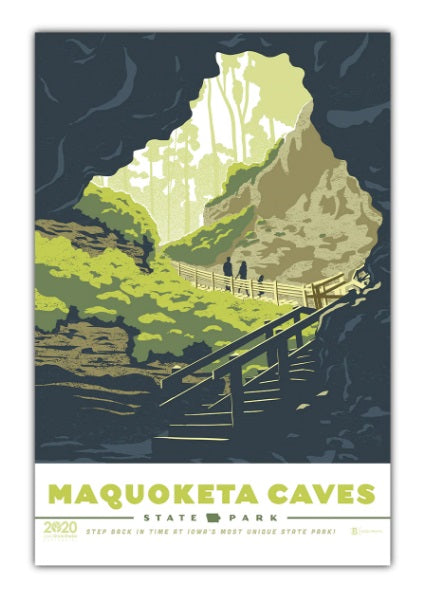 Maquoketa Caves State Park Postcard by Bozz Prints