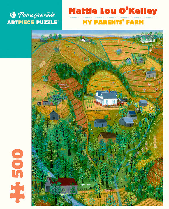 Mattie L. O'Kelley: My Parents' Farm 500-Piece Jigsaw Puzzle