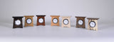 Mini Mantel Clock Style #12 - Oak/Nut Brown Oak by Schlabaugh & Sons
