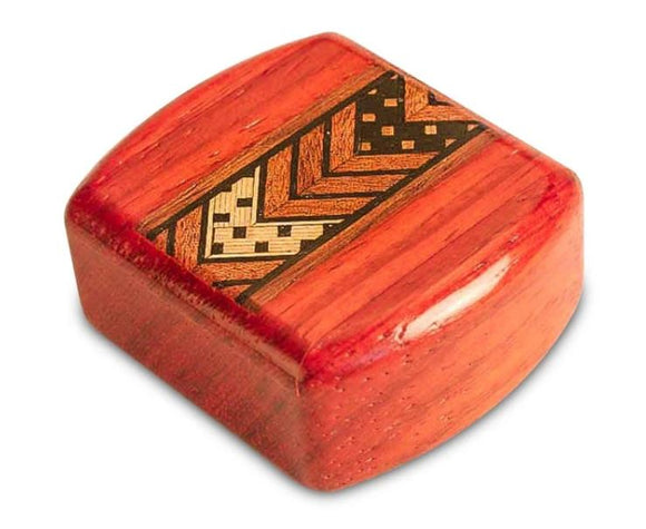 Assorted Inlay 2” Medium Wide Secret Box by Heartwood Creations