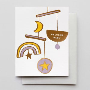 Baby Mobile Greeting Card from Hammerpress