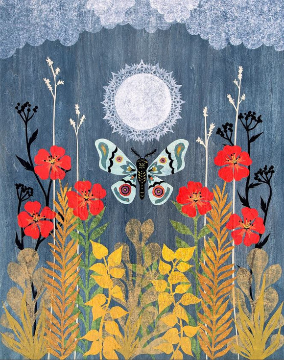 Moonlight's Delights Print by Angie Pickman