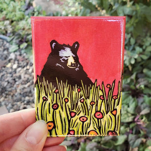 Naptime Bear Magnet by Sarah Angst