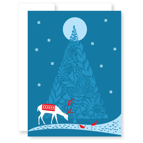Christmas Nordic Reindeer Greeting Card from Great Arrow Cards