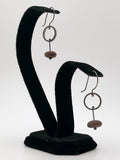 Circle Drop Rock Earrings by Jennifer Nunnelee