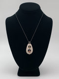 Double Embedded Rock Necklace by Jennifer Nunnelee