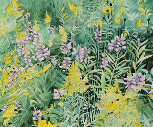 Obedient Plant and Goldenrod by Brian McCormick