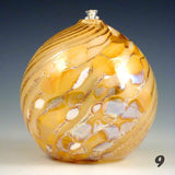 Swirl Oil Lamp by Loretta Eby