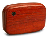 Assorted Inlay 3” Flat Wide Secret Box by Heartwood Creations