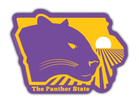 The Panther State Sticker by Bozz Prints