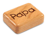 Papa 2” Flat Narrow Secret Box by Heartwood Creations