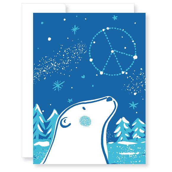 Winter Peace Bear Greeting Card from Great Arrow Cards