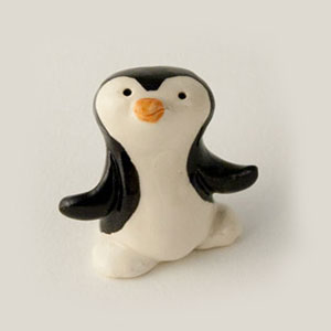 Penguin Ceramic "Little Guy" by Cindy Pacileo