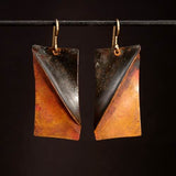 Pinchform Earrings by David M Bowman Studio