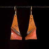 Pinchform Earrings by David M Bowman Studio