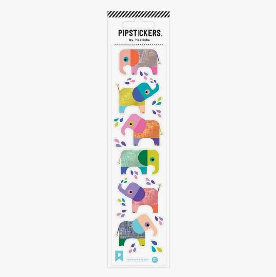 Playful Pachyderms Stickers by Pipsticks