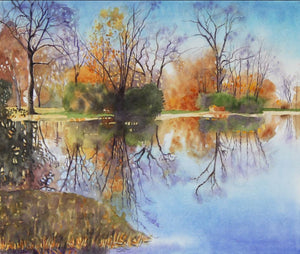 A Pond in Autumn by Brian McCormick