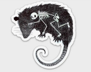 Possum Animus Sticker by Cat Rocketship