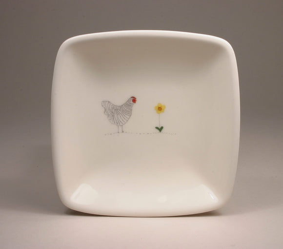 Stop and Smell the Flowers Dish by Beth Mueller