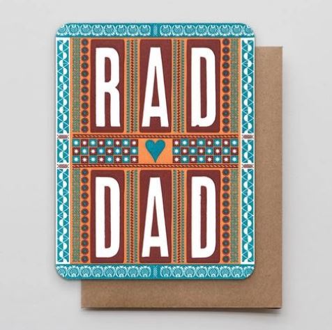 Rad Dad Father's Day Greeting Card from Hammerpress